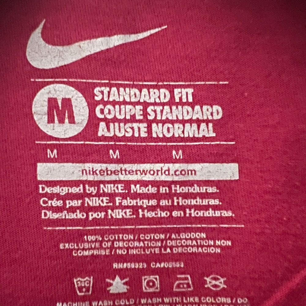Nike Florida State Football Retro Short Sleeve Tee for Casual Wear - Picture 2 of 3